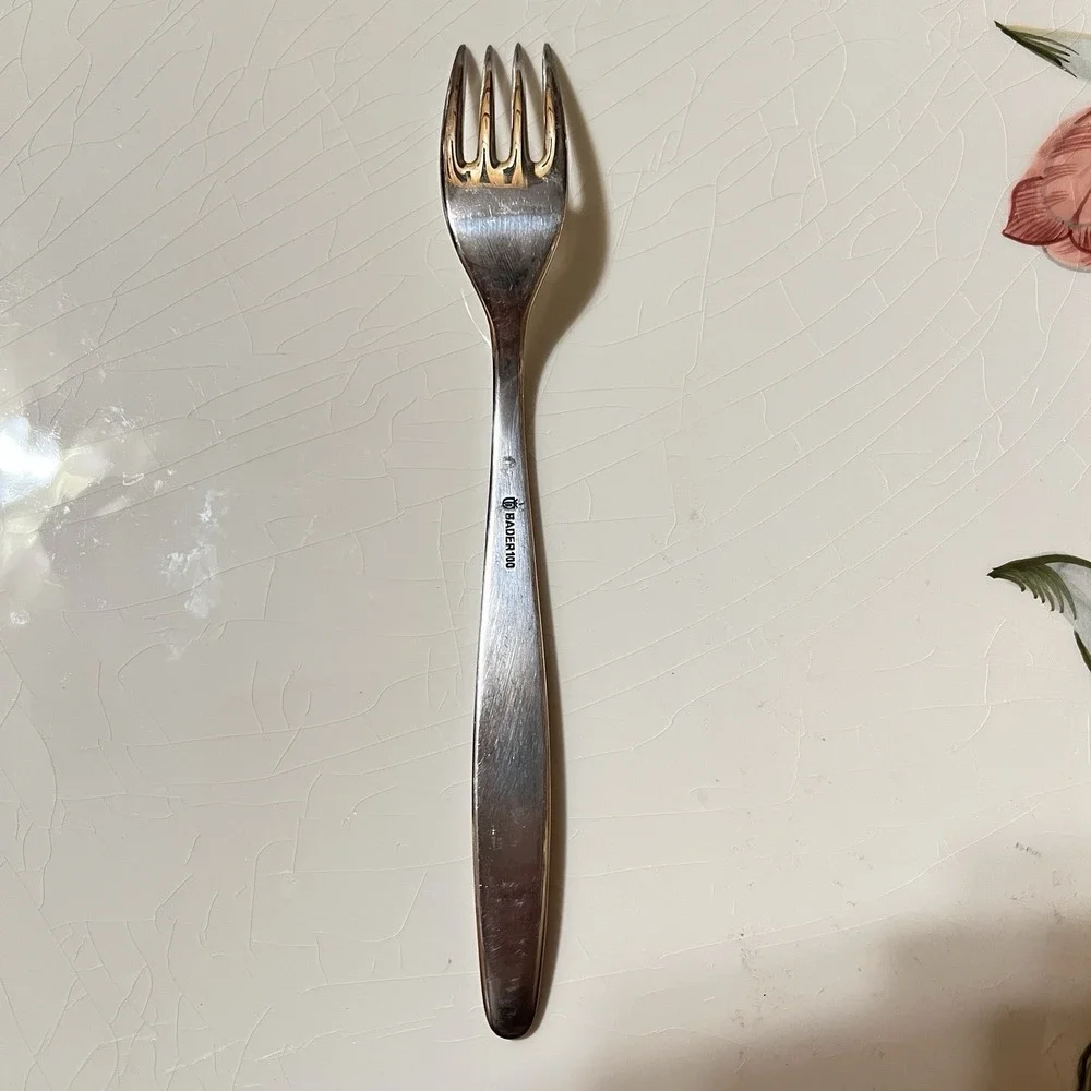 VERY RARE 1939 Art Nouveau Bader 100 Heavy German Silverplate Flatware‎